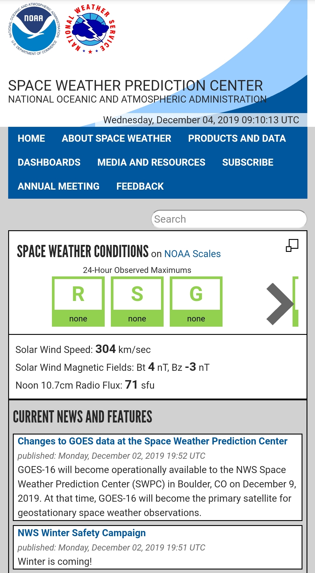 flessione geomagnetica